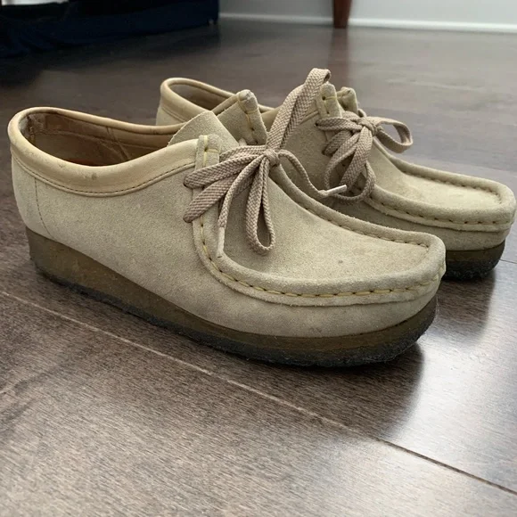 Clarks Wallabee ベージュ 37 Clarks Originals Wallabee 2 FTRE 74937 Mens Dark Sand Suede